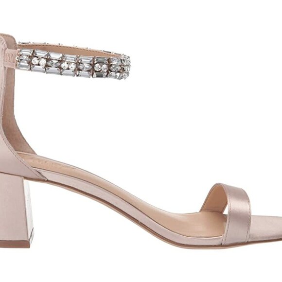 Jewel Badgley Mischka Katerina Embellished Ankle Strap Shoe - Picture 2 of 6